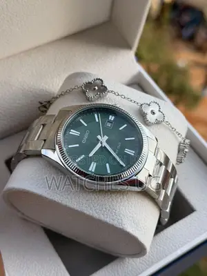 Silver X Green Casio