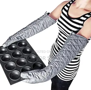 1pcs Extra-Long Heat Resistant Cooking Oven Glove