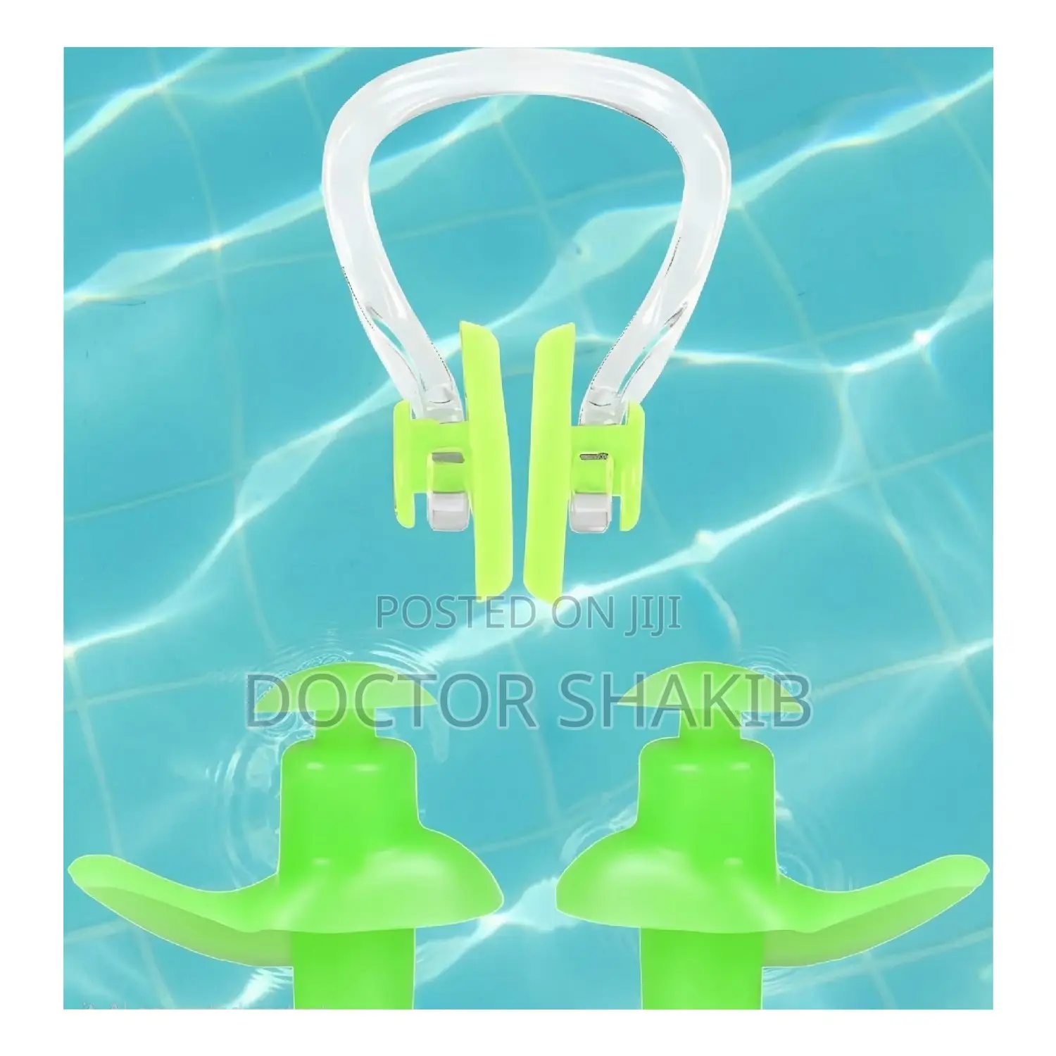 Reusable Swimming Ear Plugs With Nose Clip for Adults Kids