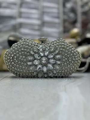 Rhinestone Clutch With Eye Catching Crystals
