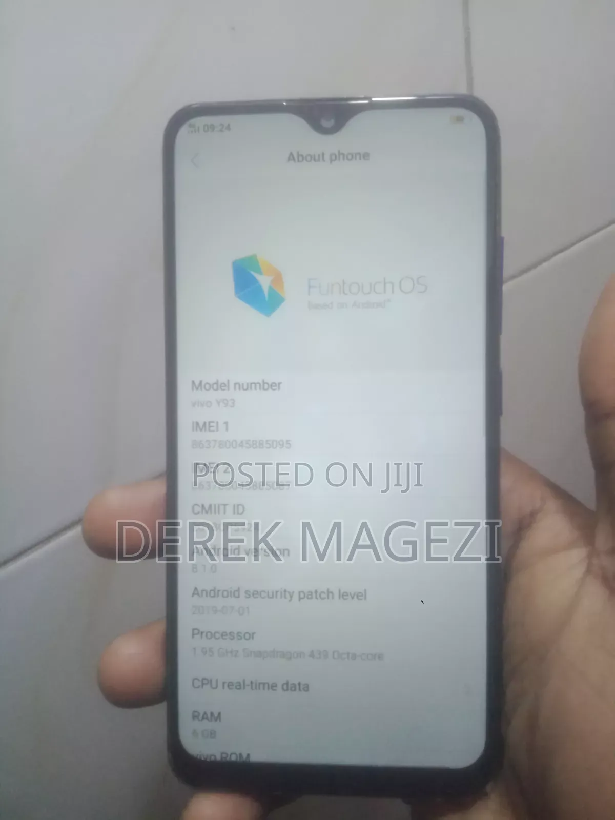 Vivo Y93 128 GB Purple