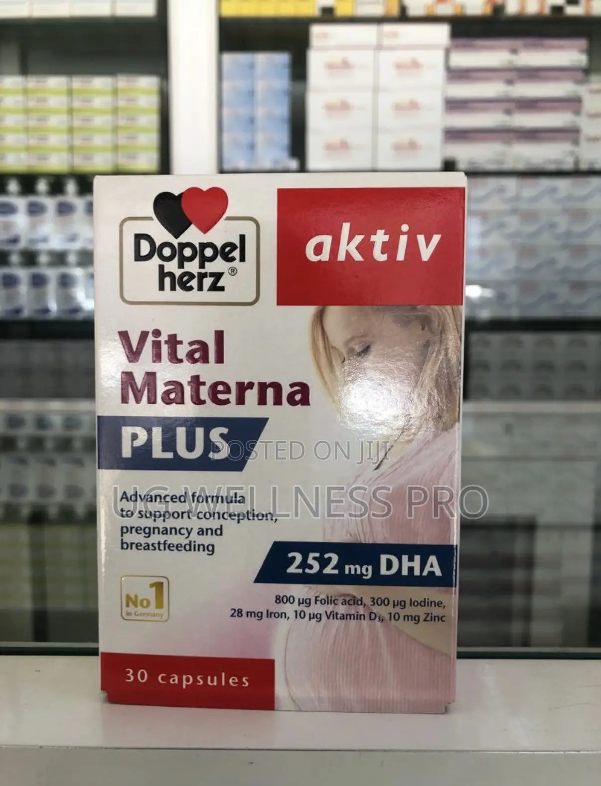 Doppelherz Aktiv Vital Materna Plus Prenatal Folic Acid, DHA Iron 30