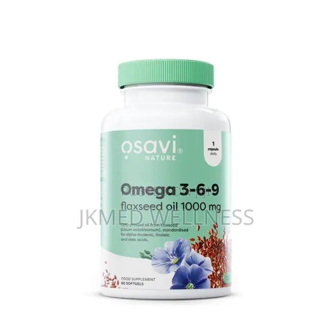 Osavi Omega 3-6-9 Flaxseed Oil 1000 Mg 60s