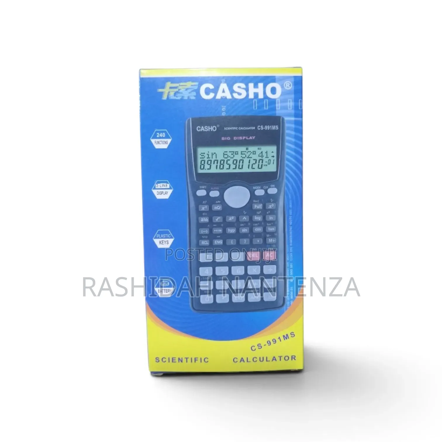 TScientific Calculator CS-991MS – 240 Functions