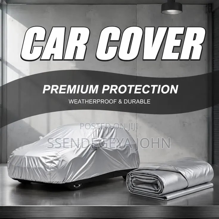 Silver, Weatherproof Car Cover
