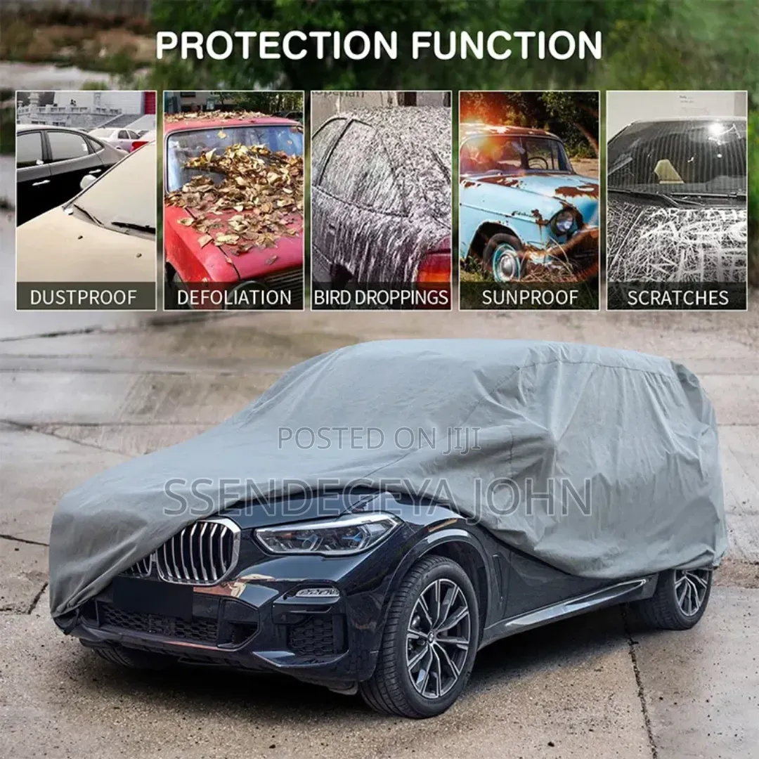 Silver, Weatherproof Car Cover