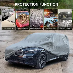 Silver, Weatherproof Car Cover