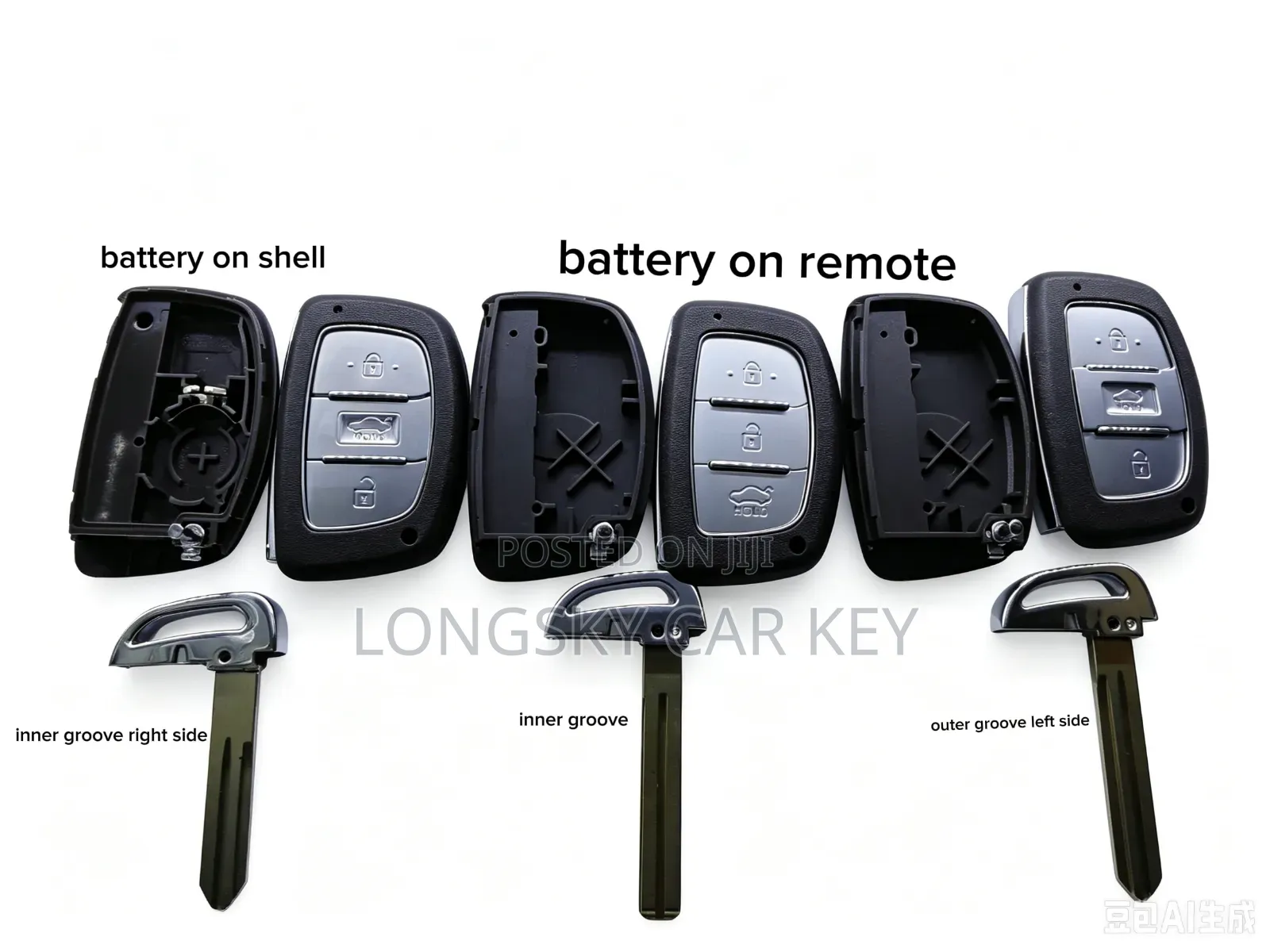 Hyundai Mistra Smart Car Key Shells