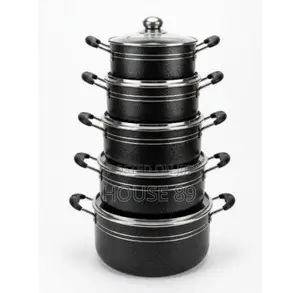 11 Piece Non Stick Aluminum Cookware Set