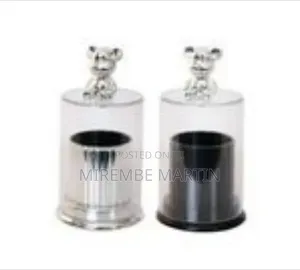 Decorative Toothpick Dispenser With Bear Figurine