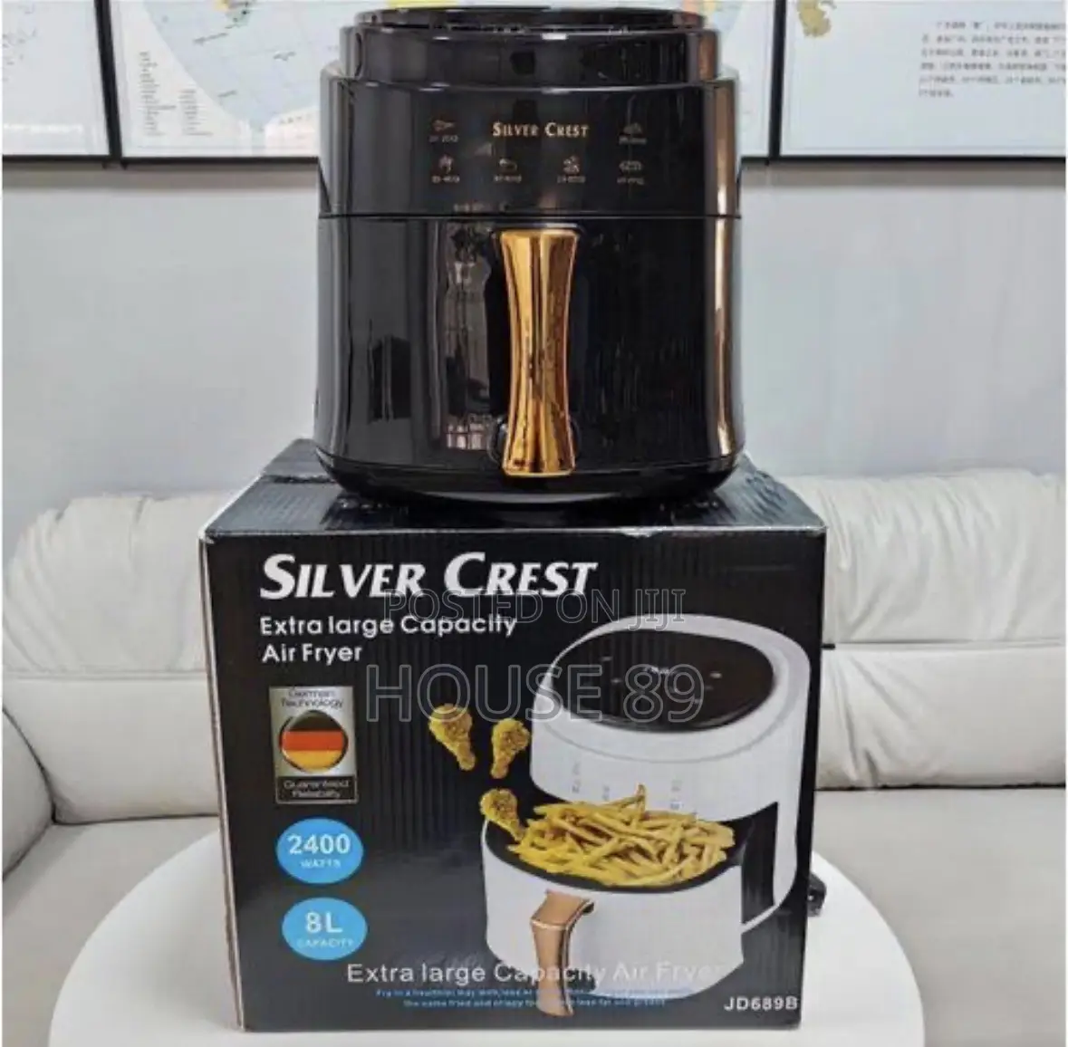 Silver Crest Extra Large Capacity 8L Air Fryer Box