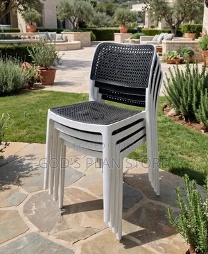 Rattan White Frame Plastic Chairs Plastic Chairs