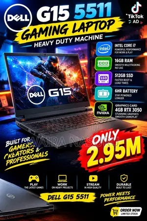 Laptop Dell G15 5511 16GB Intel Core i7 SSHD (Hybrid) 512GB