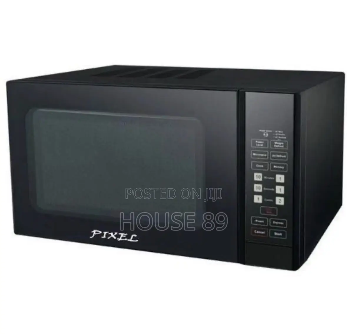 Pixel 20L Black Digital Microwave Oven