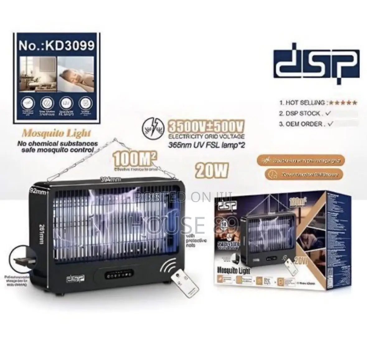 Mosquito Light, a 20W Electric Insect Zapper