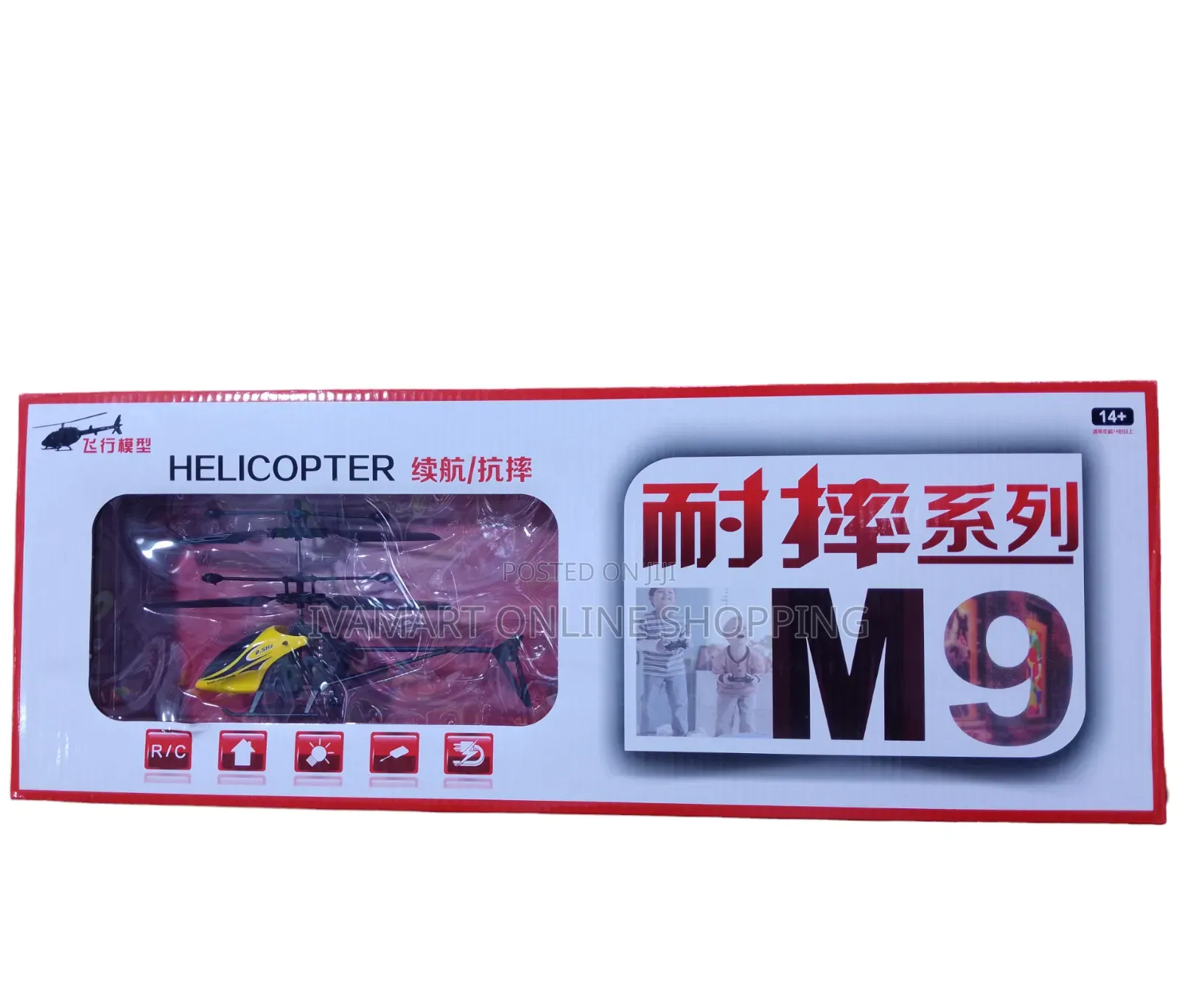 M9 Flying Remote Control Helicopter for Kids - Rechargeable