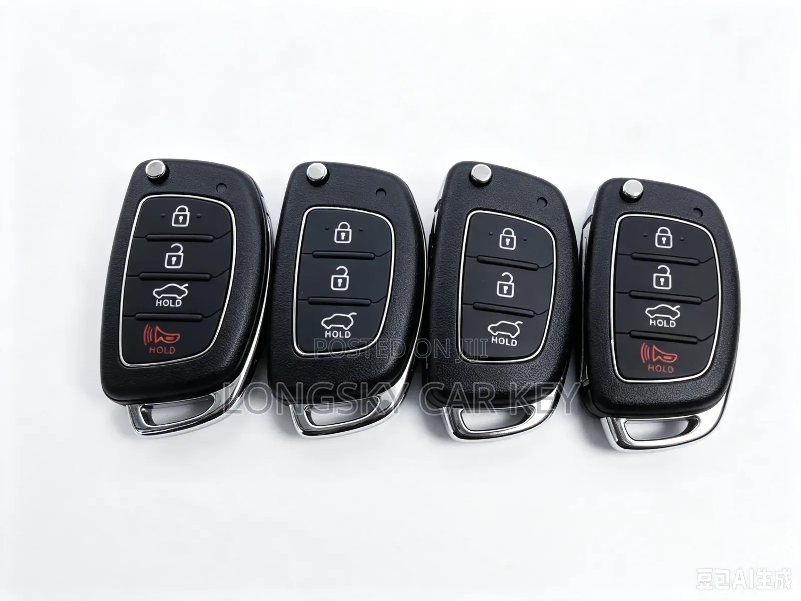 Hyundai Insert to Start Car Key Shells for Replacement