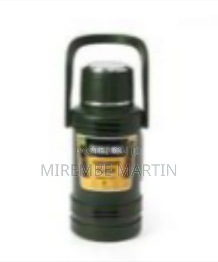 Double Wall Insulated Vacuum Flask With Handle