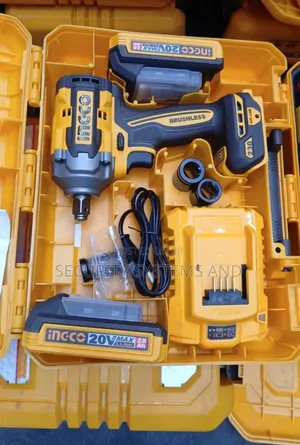 INGCO 20V Brushless Cordless Impact Wrench Square Drive 1/2Inch