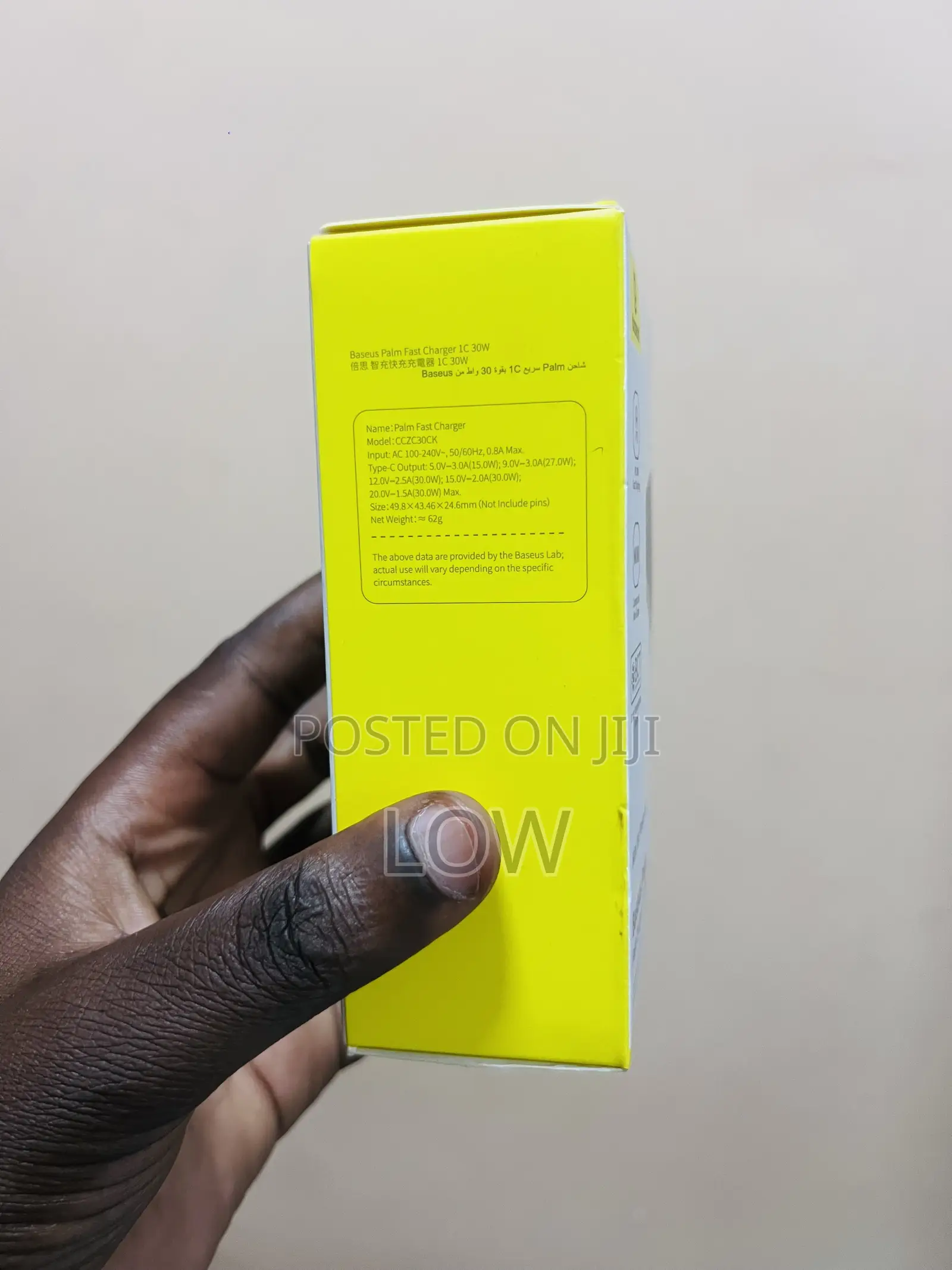 Baseus Palm Fast Charger