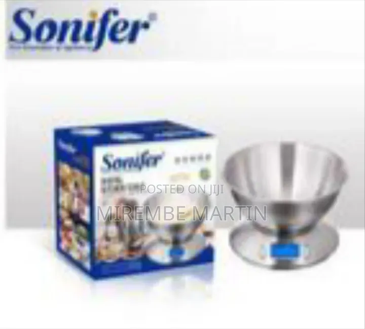 Sonifer Digital Kitchen Scale With Removable Bowl