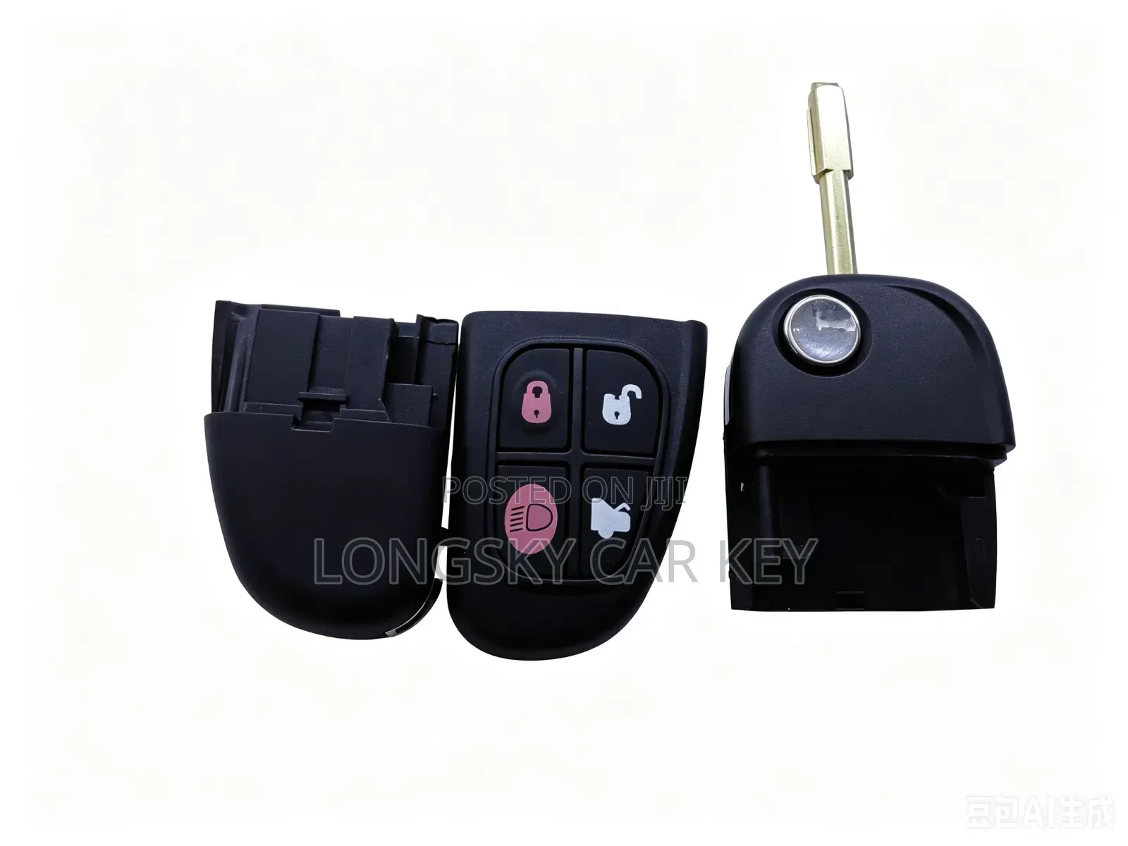 Jaguar Insert to Start Car Key Shells