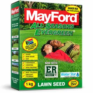 MayFord All Seasons Evergreen Lawn Seed 1kg – Grass Seed Lawns Uganda