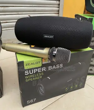 Zeolot Super Bass S67 Speaker With Microphone