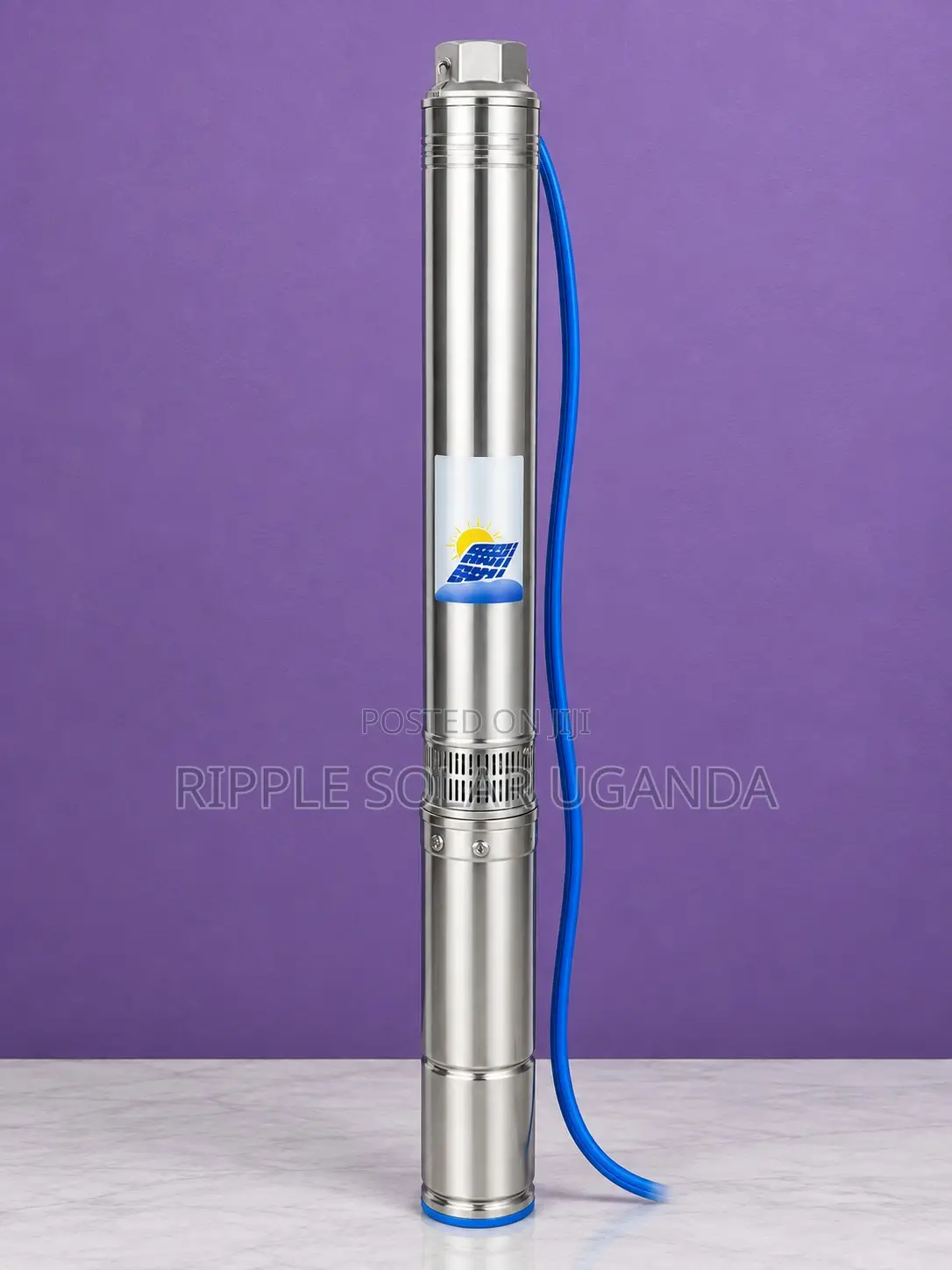 0.75kW Solar Deep Well Borehole Pump 95m Head 4,200l/H | 72V DC