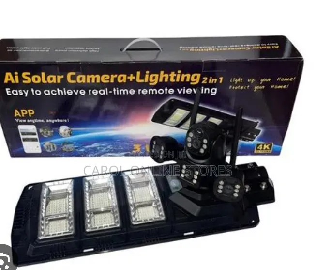 All in One Solar Street Light With Security Camera