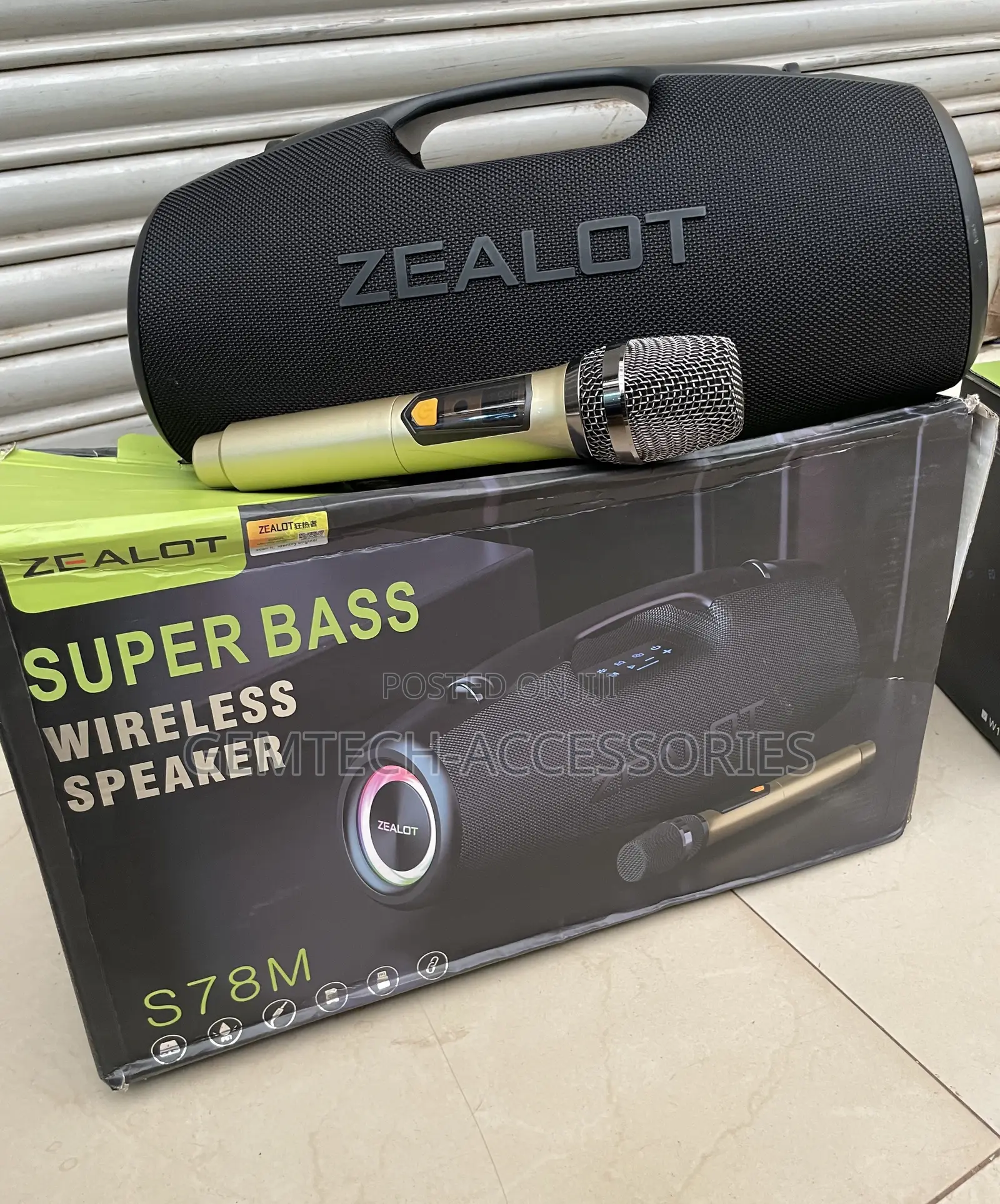 S78m Super Base Zeolot Bluetooth Speaker