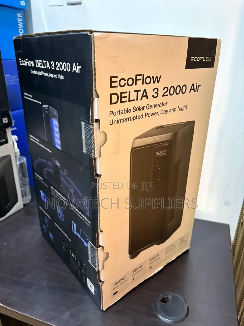 EcoFlow DELTA 3 2000 Air 1500W X-Boost Portable Power – 5Yr Warranty