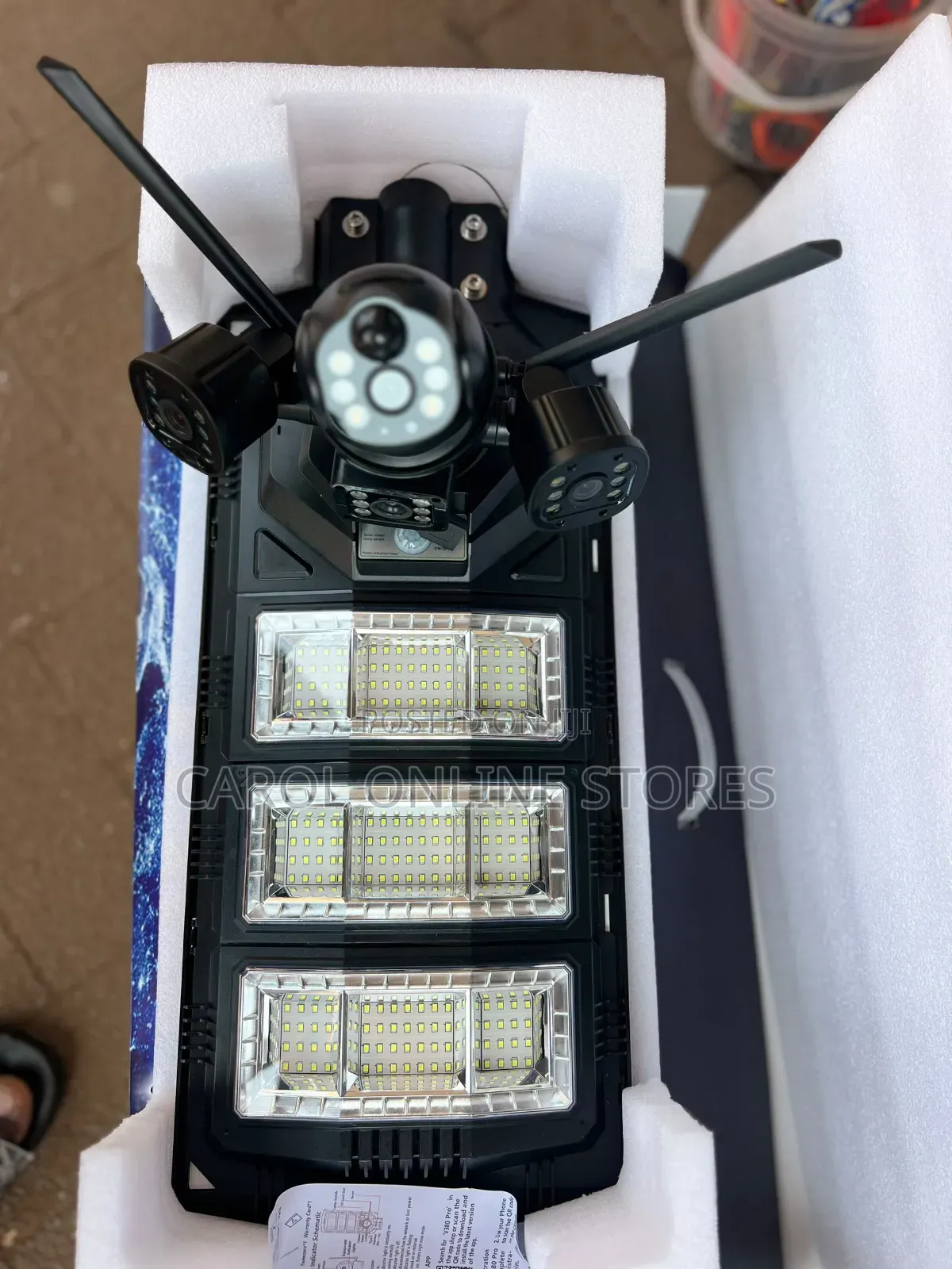 All in One Solar Street Light With Security Camera