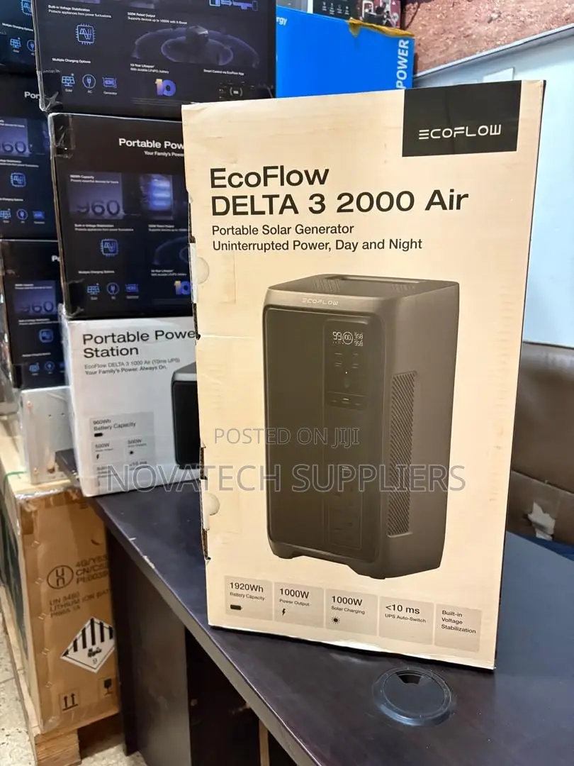 EcoFlow DELTA 3 2000 Air 1000W Pure Sine Wave Power Station