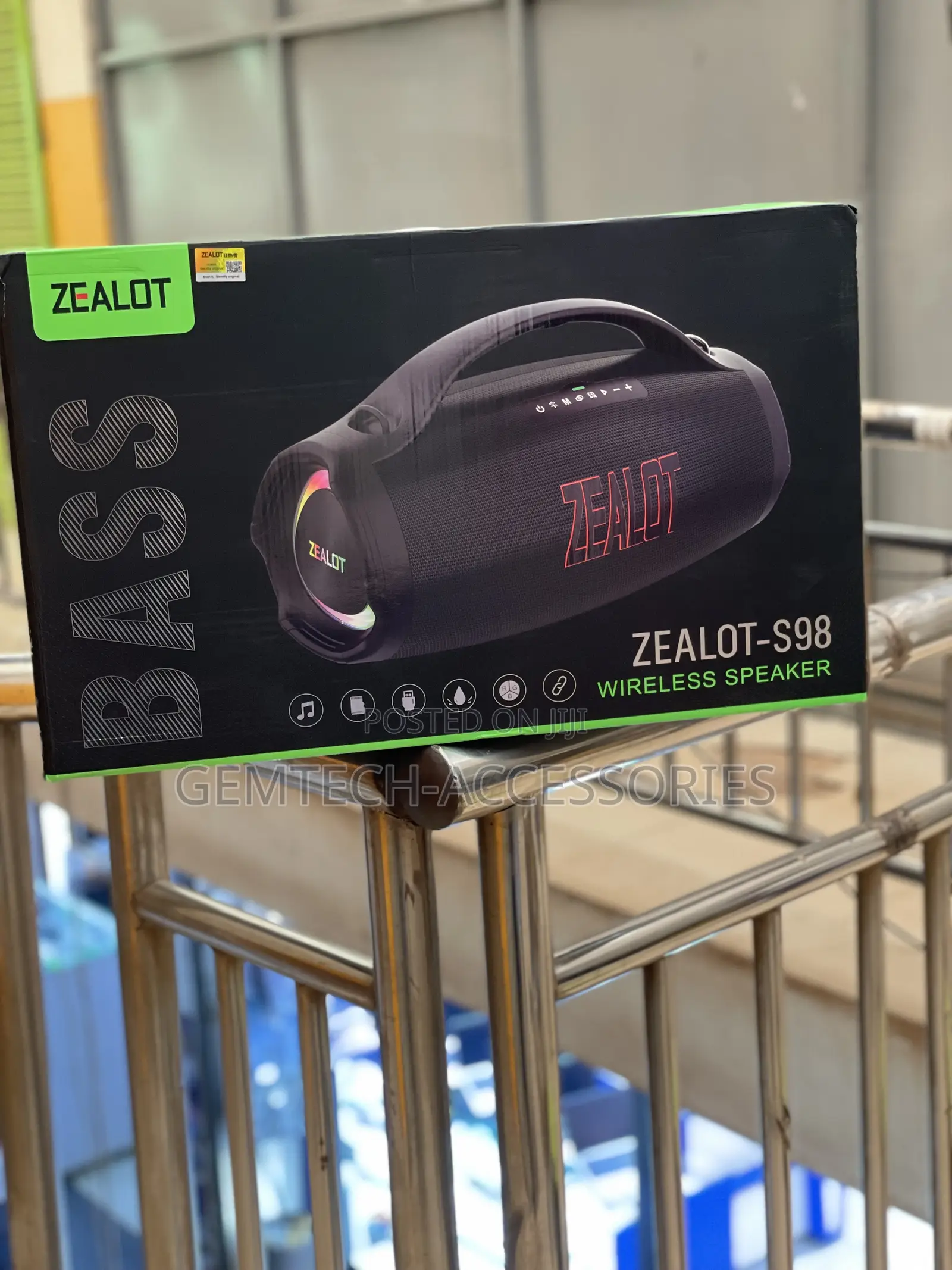 S98 Super Base Bluetooth Speaker Zealot