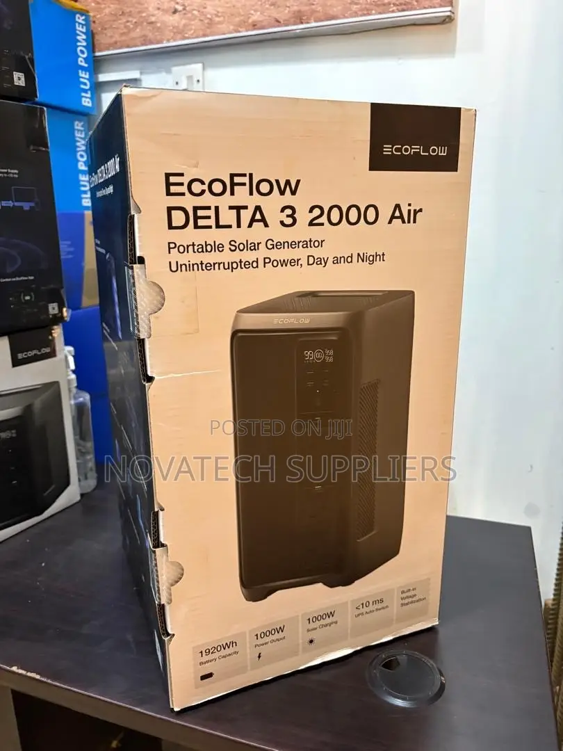 EcoFlow DELTA 3 2000 Air UPS Portable Power Station – LiFePO4