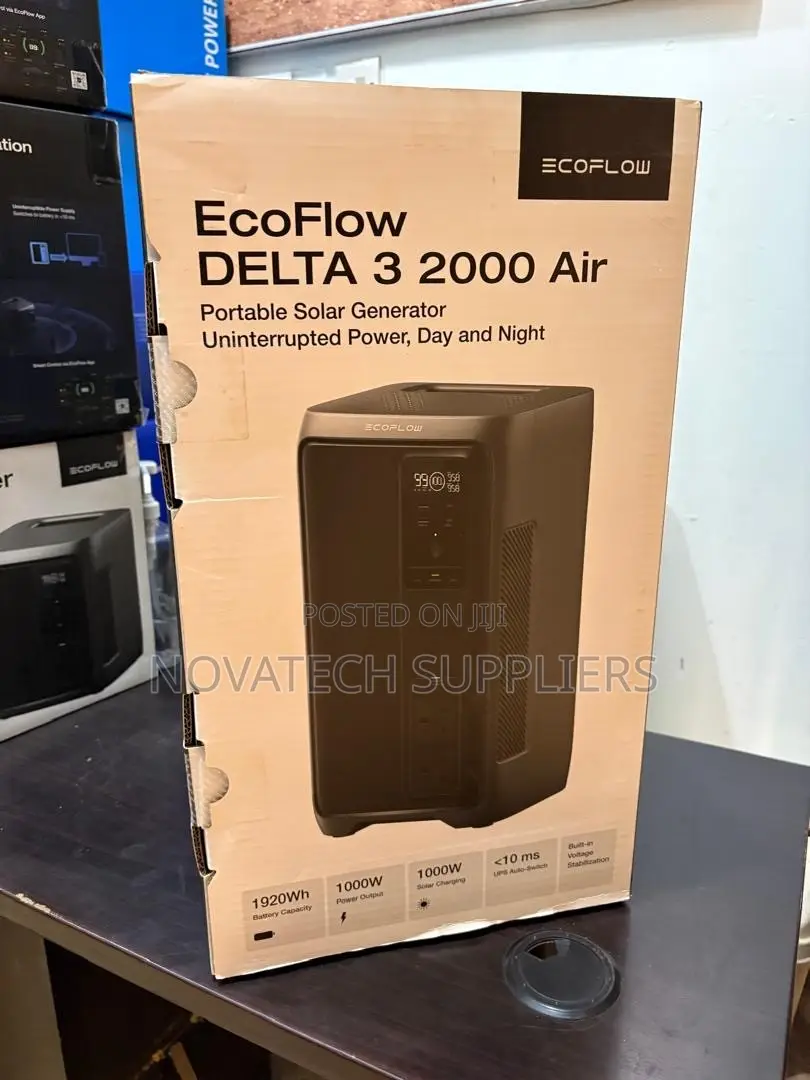 EcoFlow DELTA 3 2000 Air UPS Portable Power Station – LiFePO4