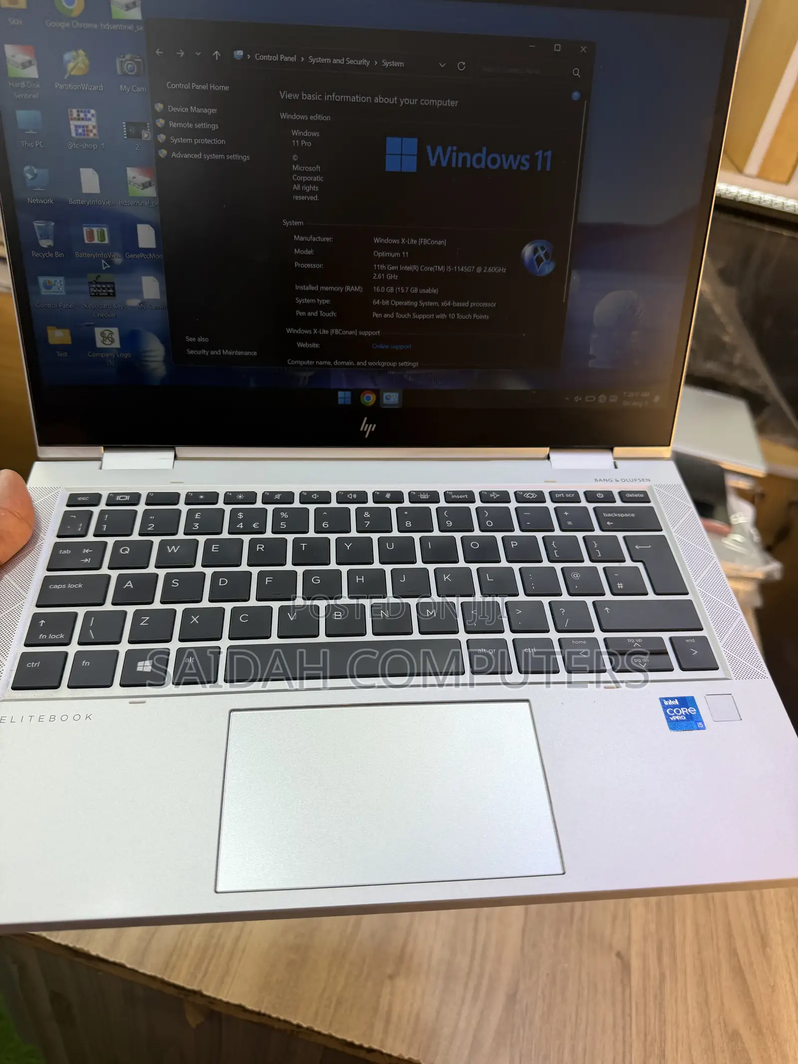 Laptop HP EliteBook 830 G8 16GB Intel Core i5 SSD 512GB