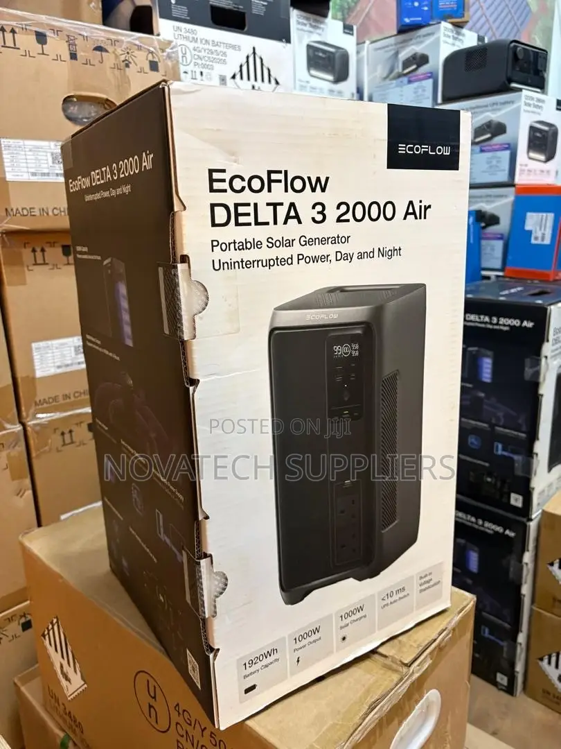 EcoFlow DELTA 3 2000 Air Fast Charge 1000W Portable Power Station|10ms