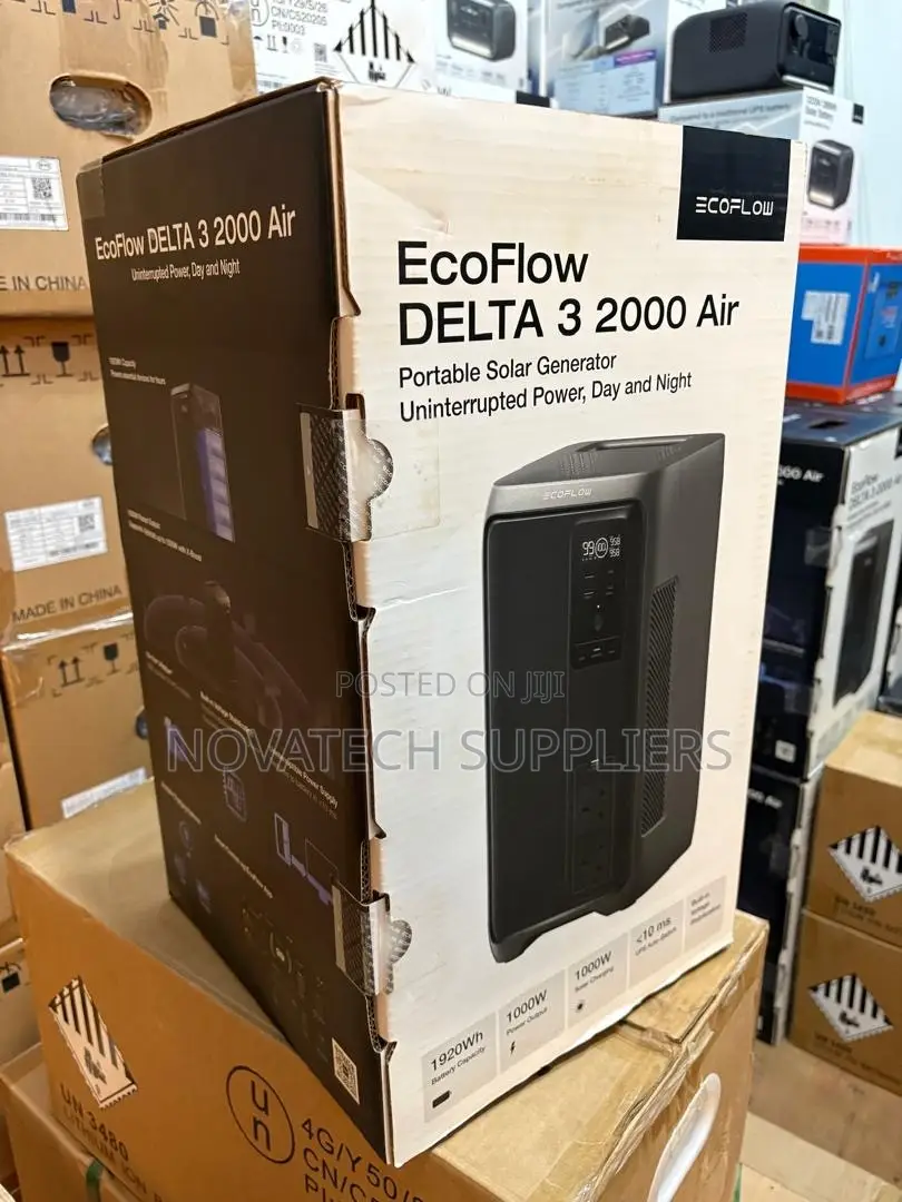 EcoFlow DELTA 3 2000 Air Fast Charge 1000W Portable Power Station|10ms