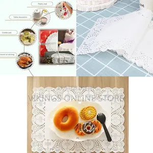 16cmx23cm 100 PCS Oil Absorbing Rectangle Doilies/Lace Paper