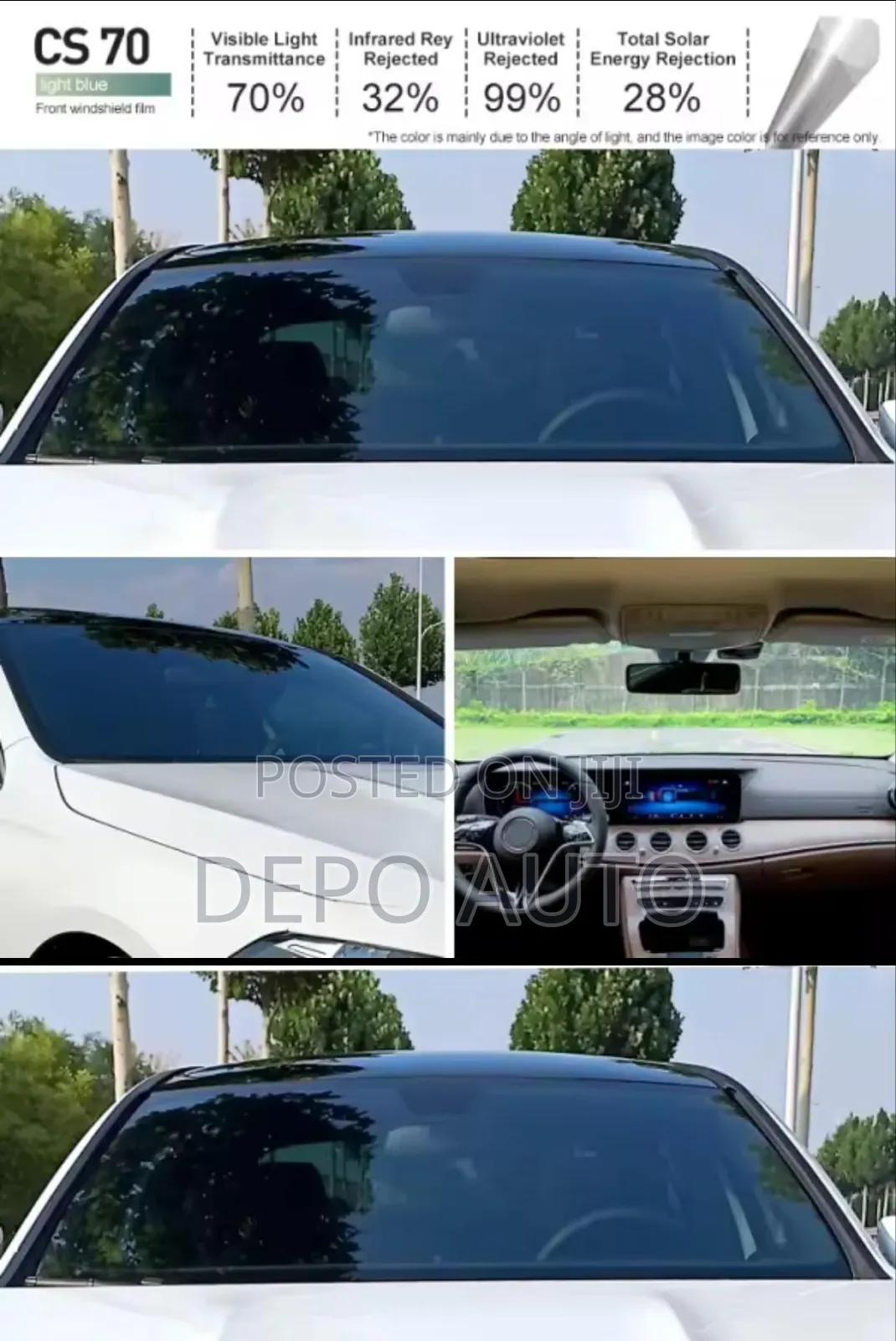 Wind Screen Universal Car Tint