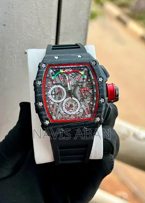 Richardmile Genuine Rubber Strapped Watch