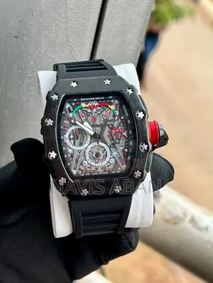 Richardmile Genuine Rubber Strapped Watch
