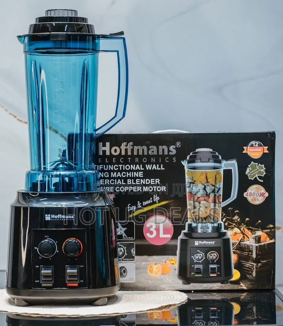 Hoffmans 4800W Commercial Blender 3L | Wall-Braking Machine