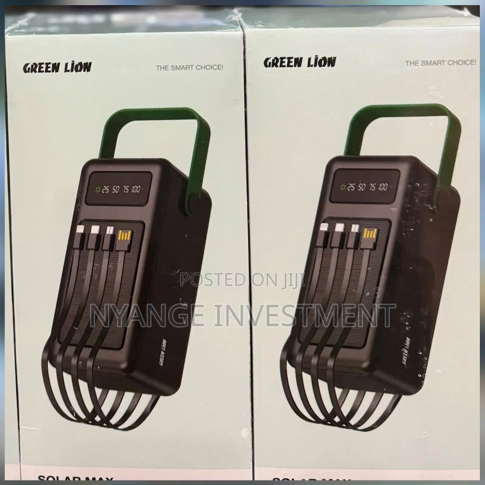 Green Lion Solar Max 80,000mah Integrated Cable Power Bank
