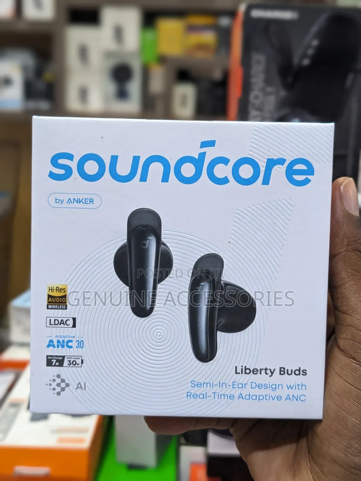 Anker Liberty Buds Semi-in-Ear Design
