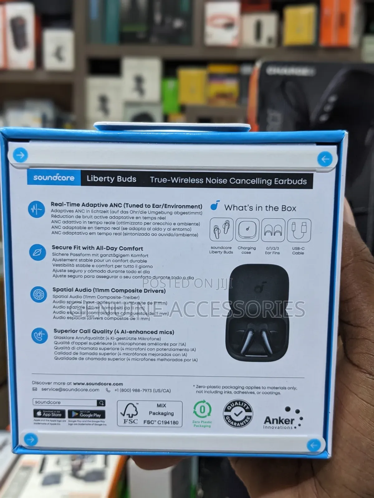 Anker Liberty Buds Semi-in-Ear Design