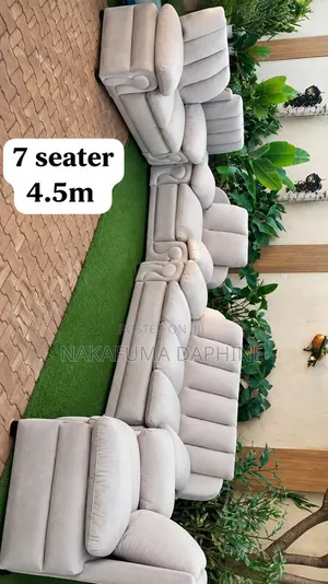 Leather Sofa Set, 7 Seater
