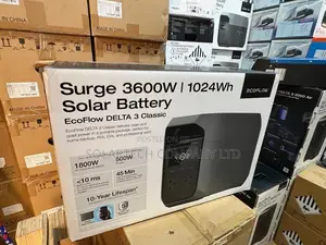 20Ah EcoFlow DELTA 3 Classic 1024Wh Solar Generator – 1800W Output